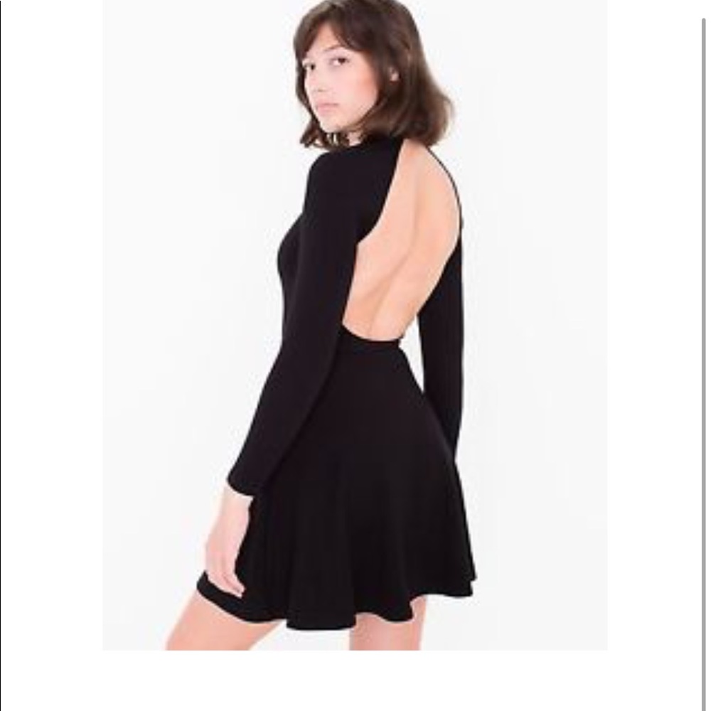 American apparel open back dress